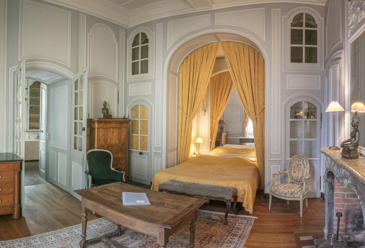 Bedroom 3, Chambres d'hotes au Chateau de Gizeux, Indre-et-Loire