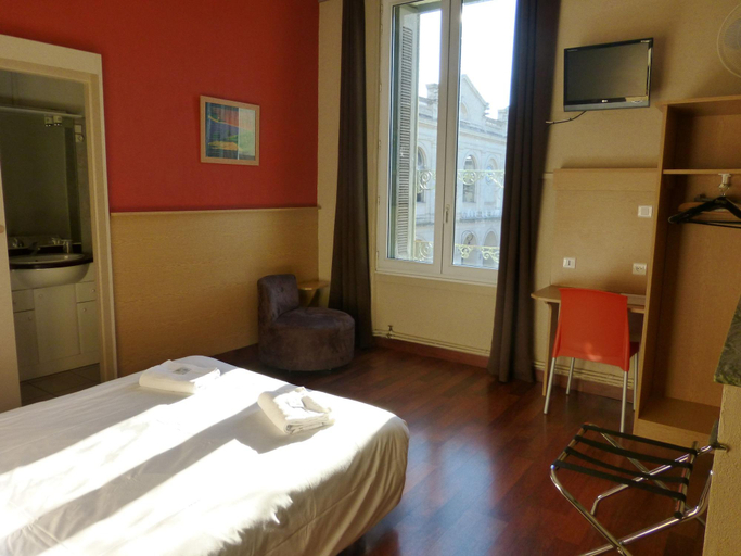 Bedroom 2, Hotel Abalone - Centre Gare, Gard