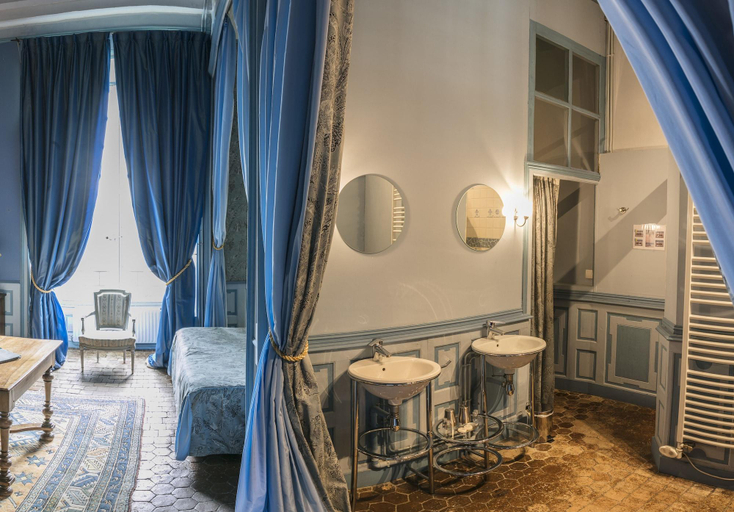 Bedroom 3, Chambres d'hotes au Chateau de Gizeux, Indre-et-Loire