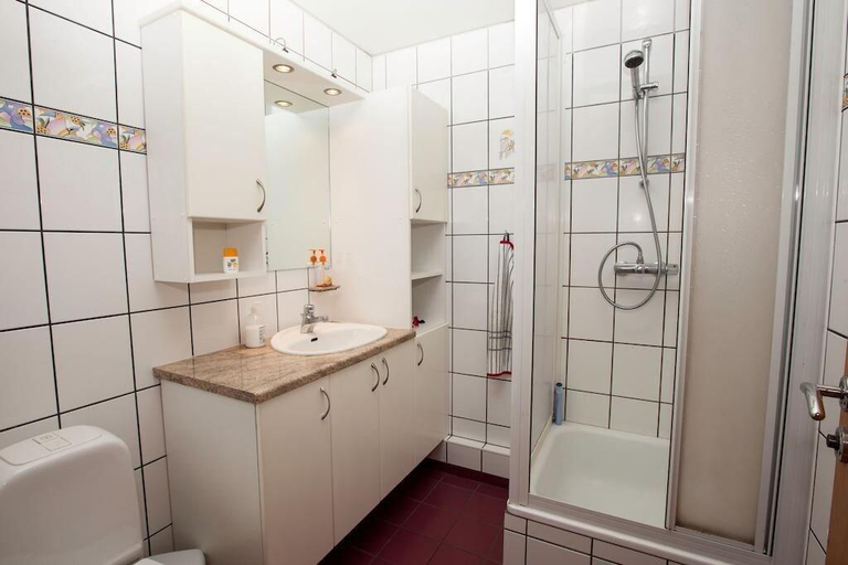 Bathroom, Grund guesthouse, Eyrarsveit