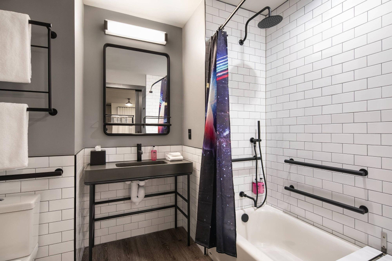 Bathroom 4, Moxy Nashville Vanderbilt Area, Davidson