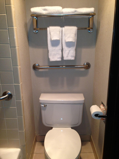Bathroom 5, Executive Inn, Titus