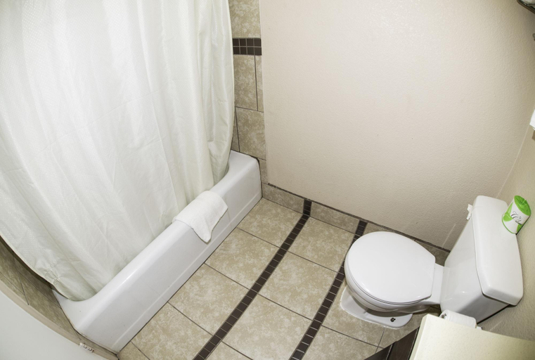 Bathroom 5, Budget Inn, Scurry