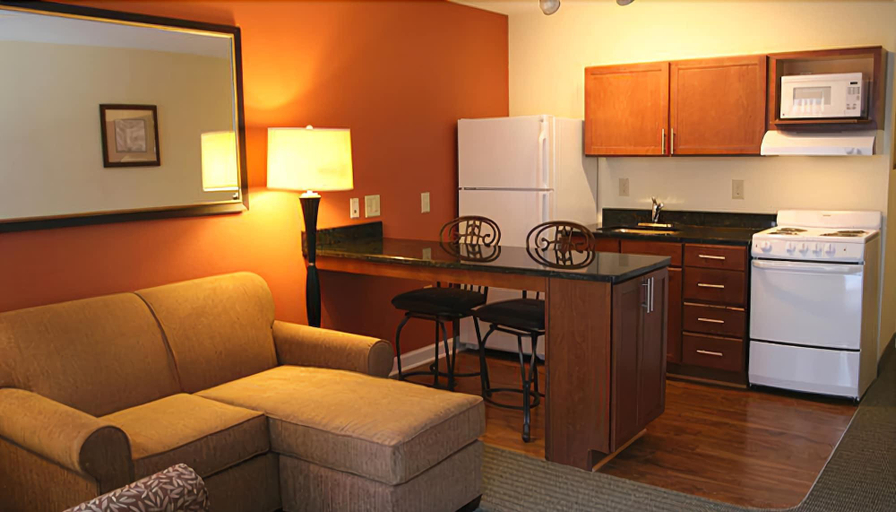 Bedroom 2, Affordable Suites Fayetteville, Cumberland