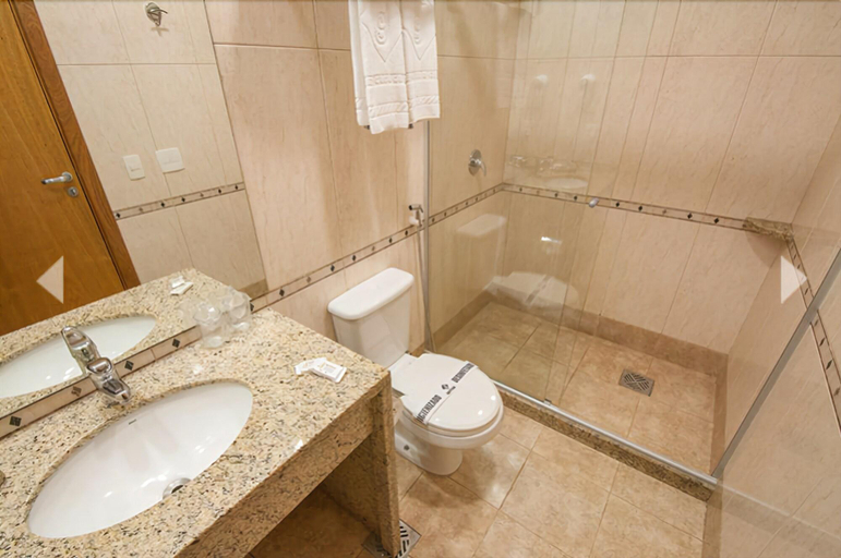 Bathroom 4, Hotel Jacques Georges Tower, Pelotas