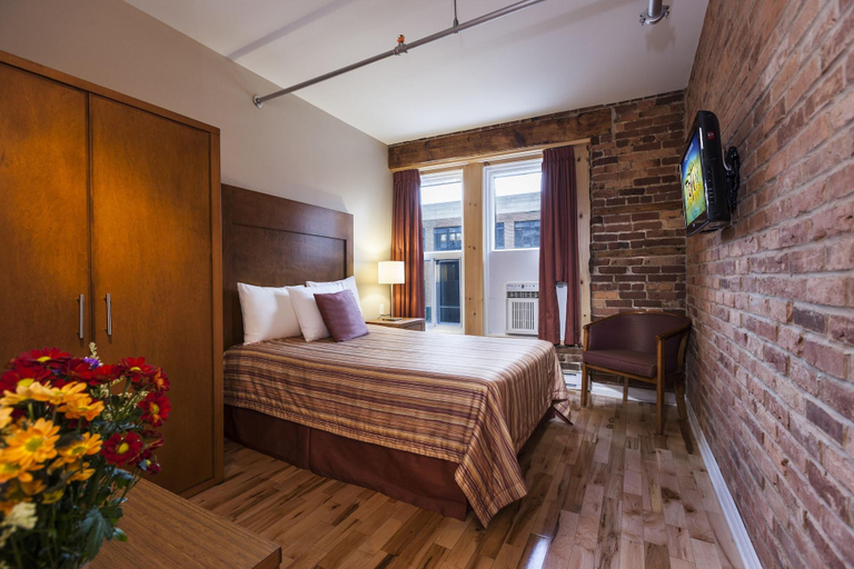 Bedroom 3, Hotel Abri Du Voyageur, Montréal