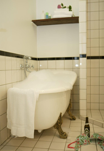 Bathroom 4, Hotel Guldsmeden Aarhus, Århus