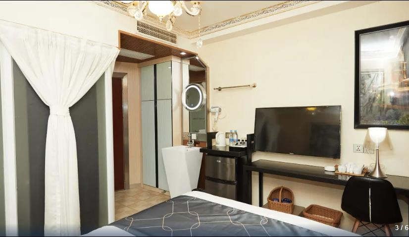 Bedroom, Jiang Yue Ming Shang Hotel, Guangzhou