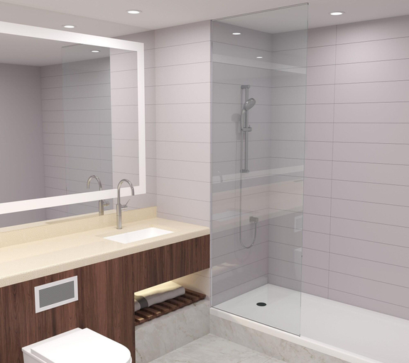 Bathroom 5, Courtyard by Marriott Tashkent, Tashkent City