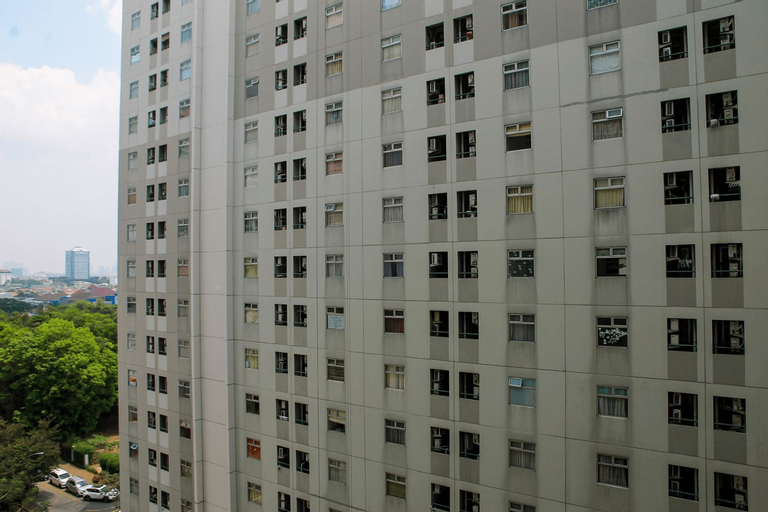 Exterior & Views, Modern White 2BR Kalibata City Apartment By Travelio, South Jakarta