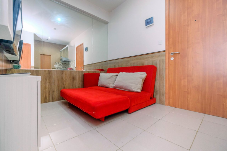 Bedroom 2, Minimalist & Comfy 2BR @ Titanium Square Apartment By Travelio, East Jakarta