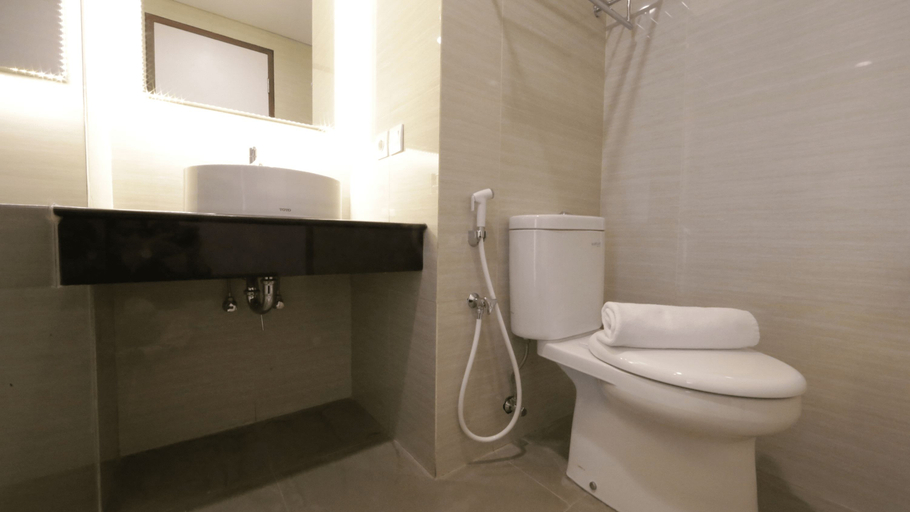 Bedroom 3, Modern Stylish Studio at Greko Apartment Bandung By Travelio, Bandung