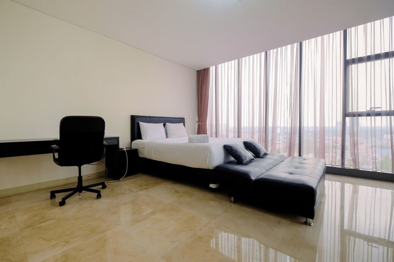 Bedroom 1, Relaxing 1BR Apartment at L'Avenue Pancoran By Travelio, Jakarta Selatan