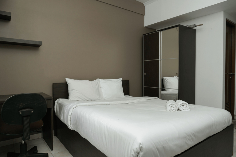 Bedroom 2, Elegant Studio Apartment at Margonda Residence 2 By Travelio, Depok