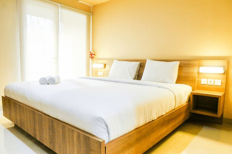 Bedroom 2, Pool View Studio Apartment Paramount Skyline near Gading Serpong By Travelio, Tangerang