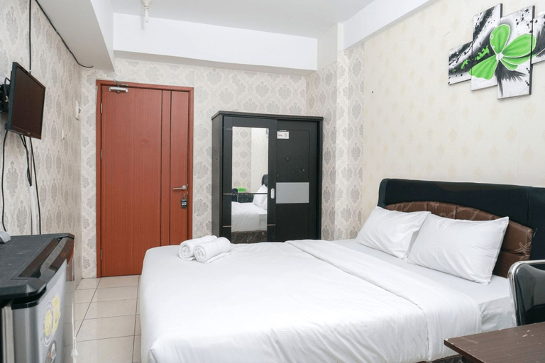 Bedroom 2, Elegant Design Studio Apartment at Margonda Residence 4 By Travelio, Depok