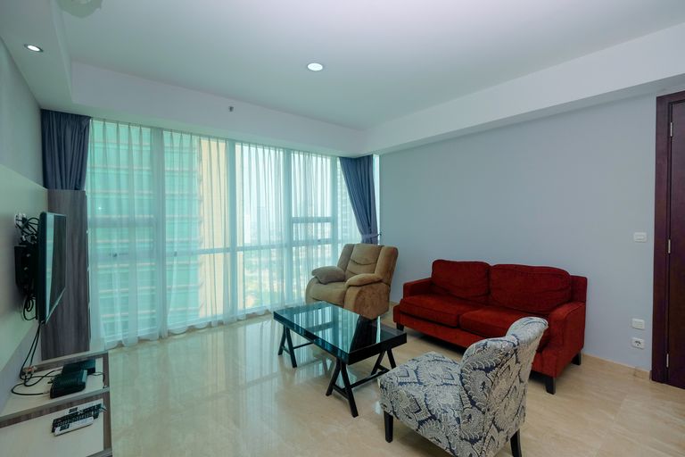 Public Area 1, Gorgeous 2BR at Kemang Village Apartment By Travelio, South Jakarta