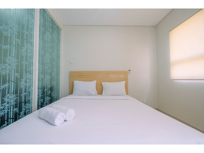 Bedroom 1, Enjoy 1BR Apartment at Atlanta Residence By Travelio, Depok