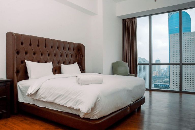 Luxurious 3BR Anandamaya Apartment By Travelio, Central Jakarta