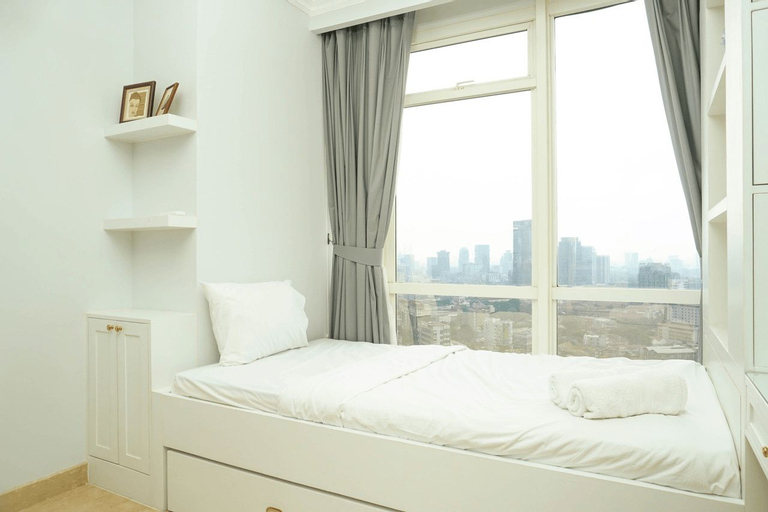 Bedroom 5, Luxurious 2BR with Private Lift at Menteng Park Apartment By Travelio, Central Jakarta