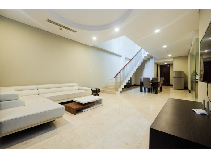 3BR Penthouse at Pearl Garden Apartment By Travelio, South Jakarta