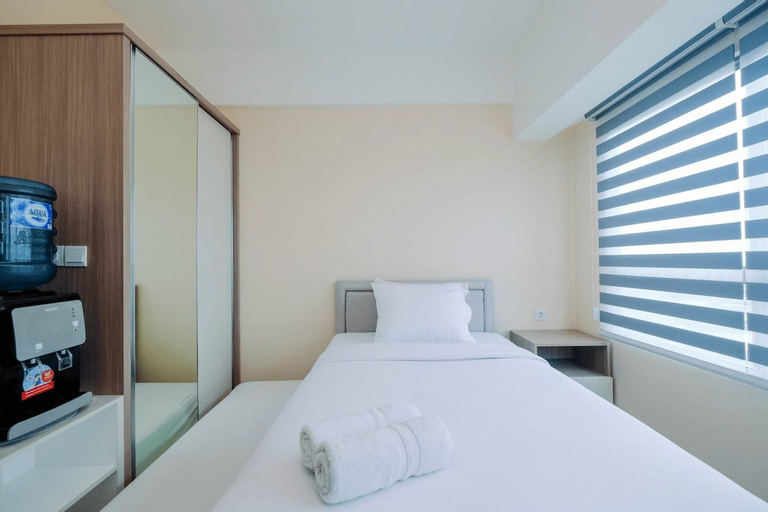 Bedroom 1, Wonderful Studio The Springlake Summarecon Apartment By Travelio, Bekasi
