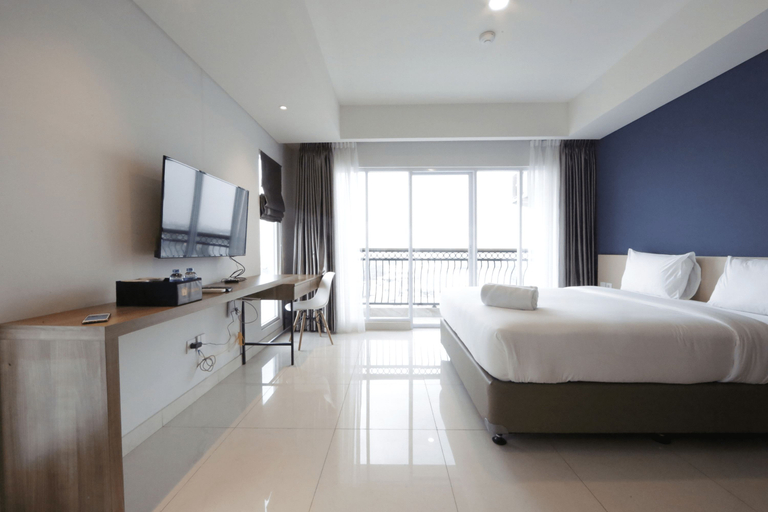Bedroom 5, Modern Stylish Studio at Greko Apartment Bandung By Travelio, Bandung