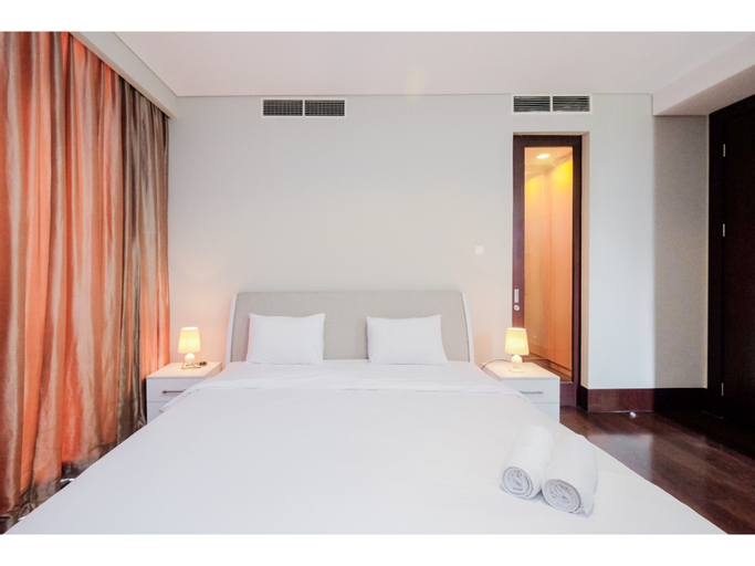 Exclusive Pearl Garden Cream Pearl 2BR Apartment By Travelio, South Jakarta