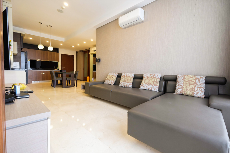 Public Area, Modern Elegant Design 2BR L'Avenue Apartment By Travelio, South Jakarta