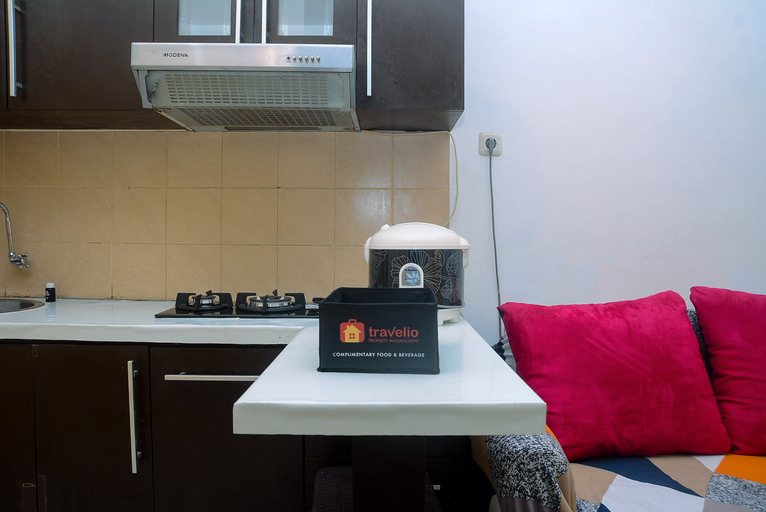Tidy 2BR with Modern Design Green Pramuka City Apartment By Travelio, Central Jakarta