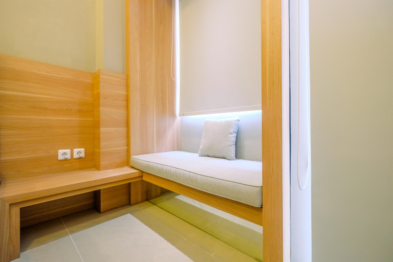 Bedroom 2, Wonderful Studio Apartment at Mustika Golf Residence By Travelio, Cikarang