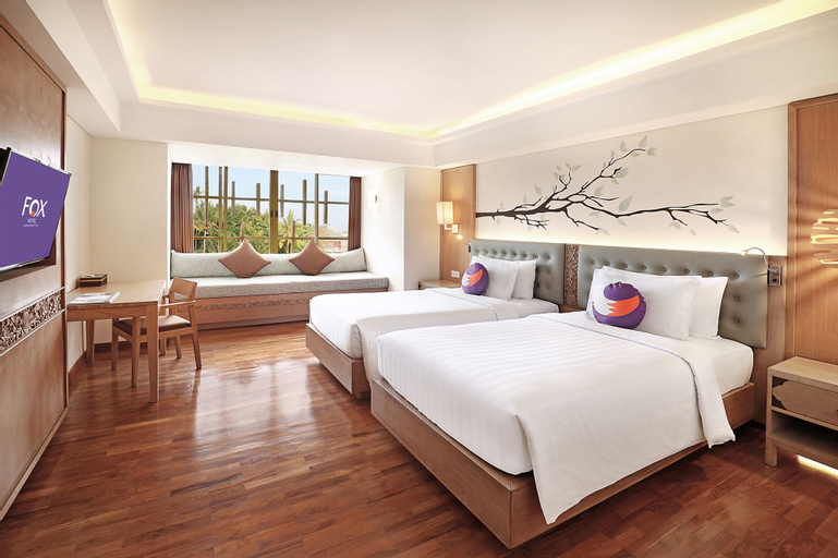 Bedroom 3, FOX Hotel Jimbaran Beach, Badung