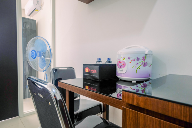 Elegant with Modern Design 1BR Apartment at Atlanta Residences By Travelio, Depok