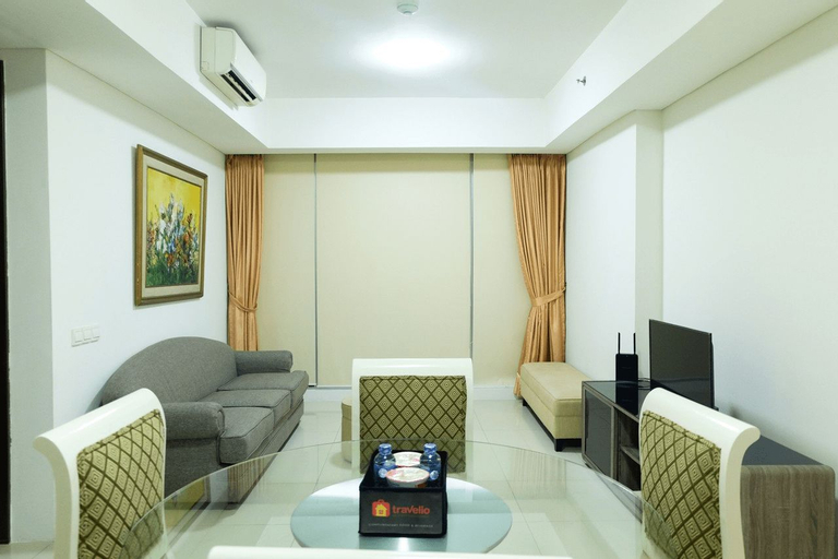 Cozy and Elegant 2BR Kemang Village Apartment By Travelio, South Jakarta