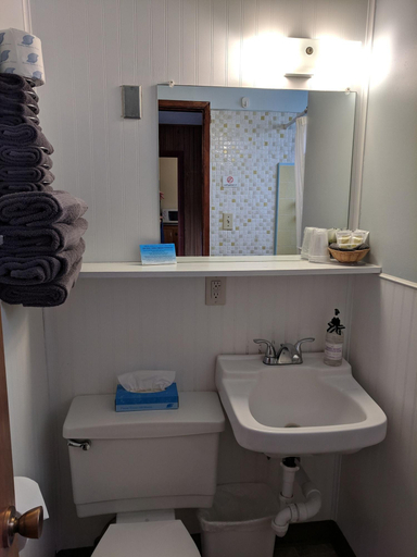 Bathroom 5, Lakeview Motel, Kern
