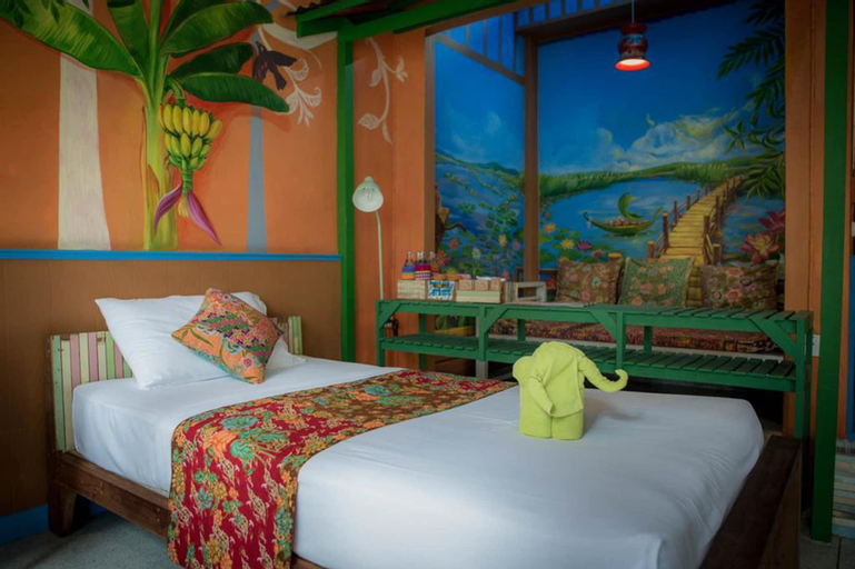 Bedroom 4, Phranakorn Nornlen Hotel, Phra Nakhon