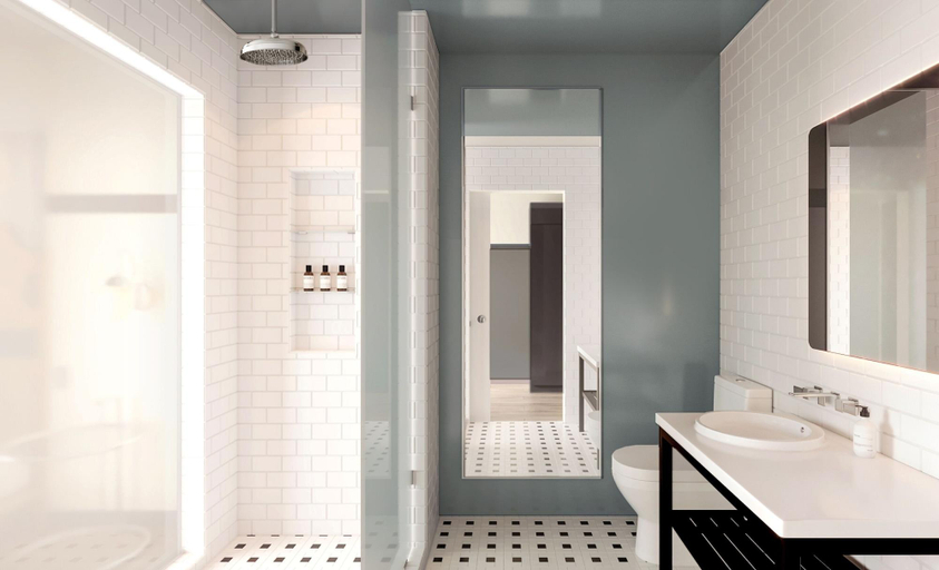 Bathroom 5, Life House Collins Park (former Vintro Hotel), Miami-Dade