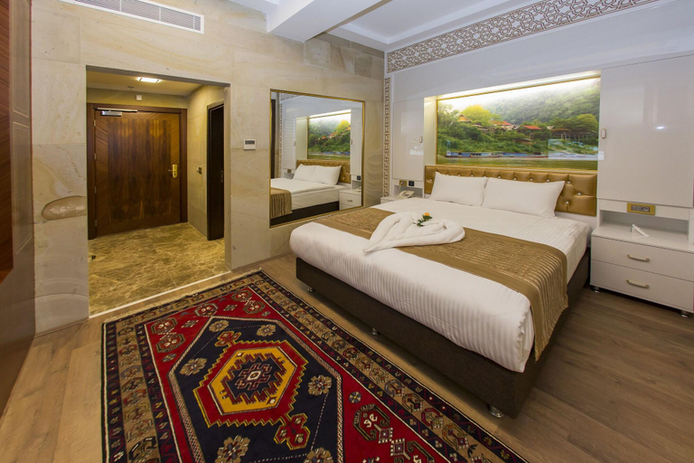Bedroom 2, Gherdan Gold Hotel, Selçuklu