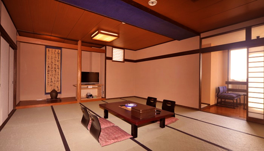 Bedroom 3, Tsutaya Ryokan, Unzen
