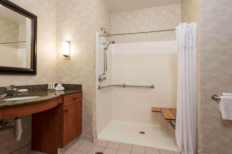 Bathroom 4, Homewood Suites by Hilton Indpls Airport / Plainfi, Hendricks