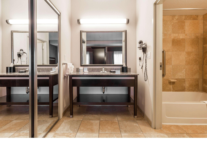 Bathroom 4, Hampton Inn & Suites by Hilton Lethbridge, Division No. 2