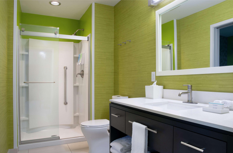 Bathroom 4, Home2 Suites by Hilton Indianapolis/Greenwood, IN, Indianapolis