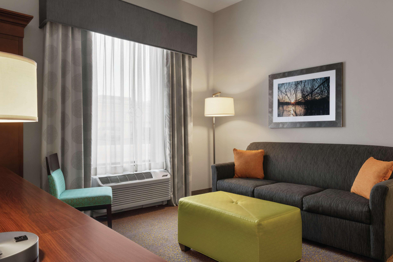 Bedroom 3, Hampton Inn & Suites Mishawaka/South Bend at Herit, Saint Joseph