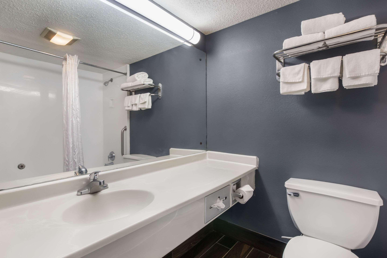 Bathroom 4, Econo Lodge Evansville, Vanderburgh