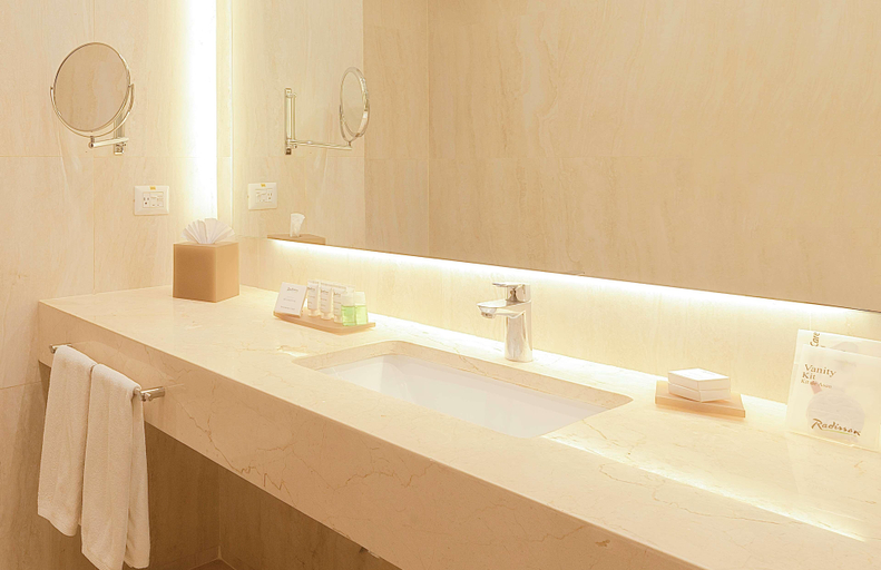 Bathroom 5, Radisson Hotel Santa Cruz, Andrés Ibáñez