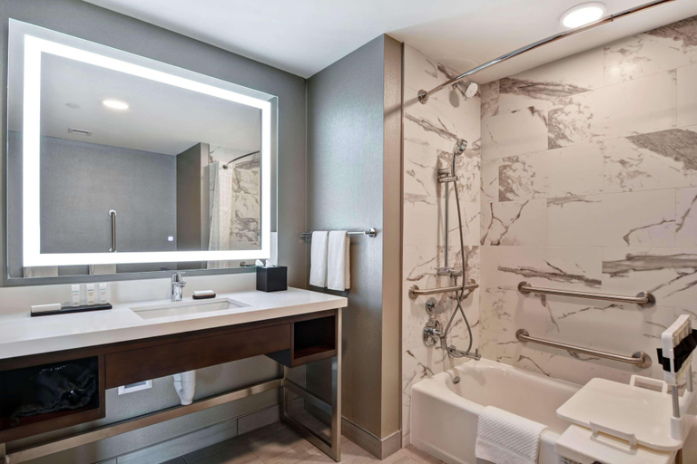 Bathroom 5, Embassy Suites by Hilton Plainfield Indianapolis A, Hendricks