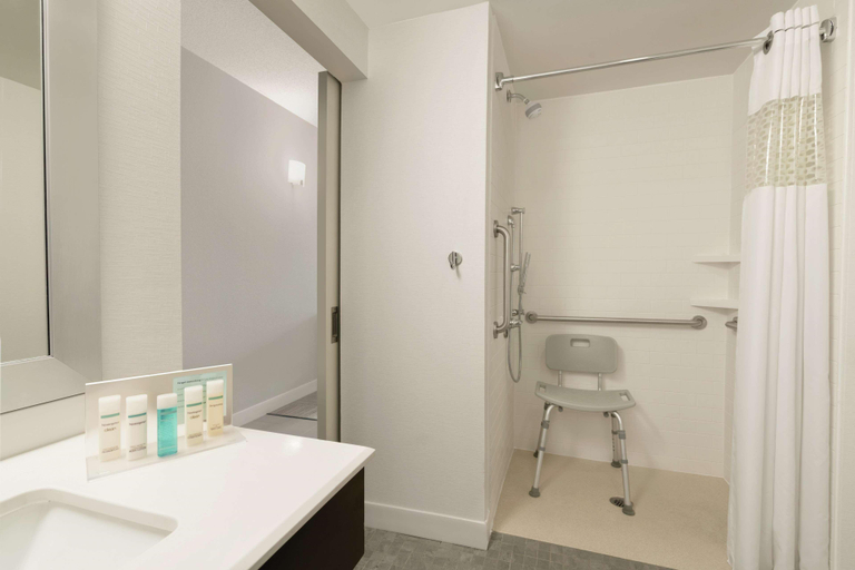 Bathroom 4, Hampton Inn Reading/Wyomissing, Berks