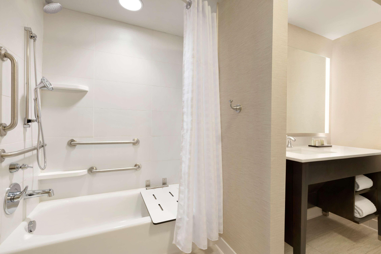 Bathroom 5, Embassy Suites by Hilton Greenville Downtown River, Greenville