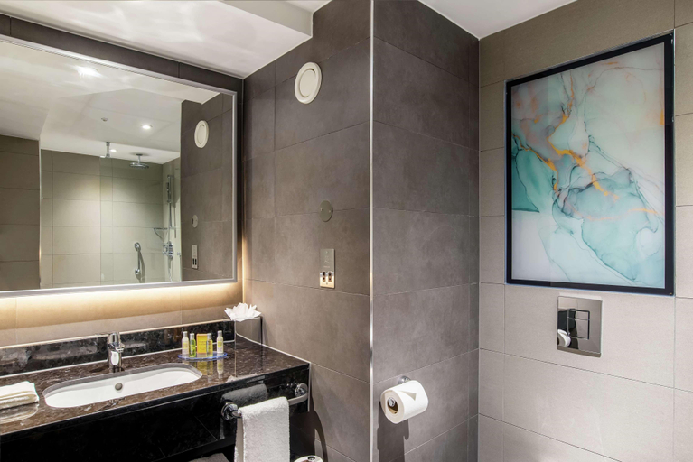 Bathroom 4, Hilton Garden Inn London Heathrow Terminal 2 And 3, London
