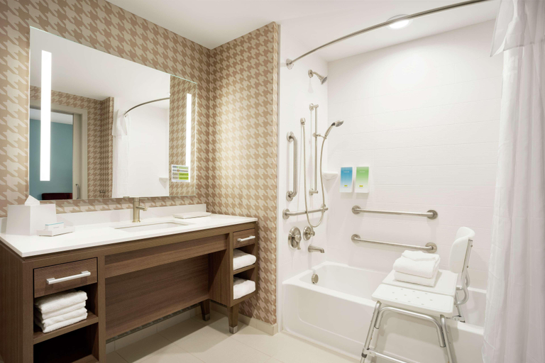 Bathroom 4, Home2 Suites by Hilton Warminster Horsham, Bucks